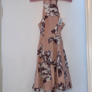 Blush flower dress with tag size small